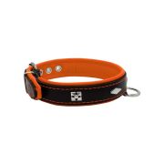 Rhombus with a pom-pom square pyramid with leather inlay – KD01037/60/30/BK/11
