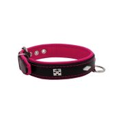 Rhombus with a pom-pom square pyramid with leather inlay – KD01037/60/30/BK/13