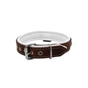 Rhombus with a pom-pom square pyramid with leather inlay – KD01037/60/30/BR/02
