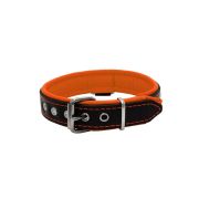Rhombus with a pom-pom square pyramid with leather inlay – KD01037/65/30/BK/11