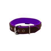 Rhombus with a pom-pom square pyramid with leather inlay – KD01037/65/30/BR/07