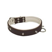 Tachuelas de metal de 10mm con incrustaciones de cuero – KD01038/55/30/BR/09