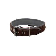 Medieval cross-shaped metal motifs and carved pyramids with leather inlay – KD01041/60/30/BR/12