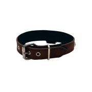 Medieval cross-shaped metal motifs and carved pyramids with leather inlay – KD01041/65/30/BR/01