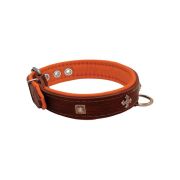 Medieval cross-shaped metal motifs and carved pyramids with leather inlay – KD01041/65/30/BR/11