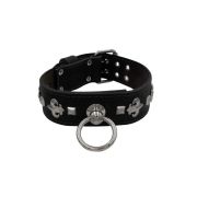 Motif with very striking medieval symbols and pyramid-shaped motif – KD01065/80/50/BK/00