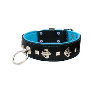 Motif with very impressive medieval symbols, and a pyramid-shaped motif with a leather overlay – KD01077/70/50/BK/14