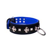 Motif with very impressive medieval symbols, and a pyramid-shaped motif with a leather overlay – KD01077/75/50/BK/03