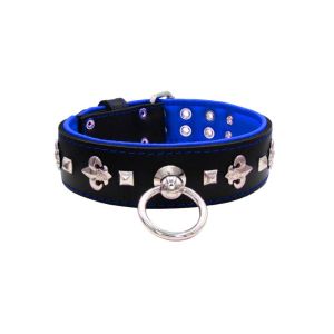 Motif with very impressive medieval symbols, and a pyramid-shaped motif with a leather overlay – KD01077/80/50/BK/03