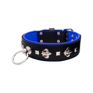 Motif with very impressive medieval symbols, and a pyramid-shaped motif with a leather overlay – KD01077/80/50/BK/03