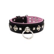 Motif with very impressive medieval symbols, and a pyramid-shaped motif with a leather overlay – KD01077/80/50/BK/10