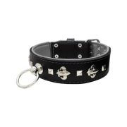 Motif with very impressive medieval symbols, and a pyramid-shaped motif with a leather overlay – KD01077/80/50/BK/12