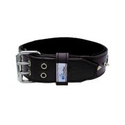 Motif with very impressive 10mm metal studs, diamonds, and medieval crosses with leather backing – KD01084/70/50/BK/01