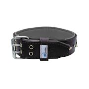 Motif with very impressive 10mm metal studs, diamonds, and medieval crosses with leather backing – KD01084/80/50/BK/12