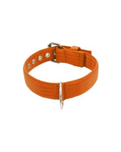 Collar de perro de triple poliamida de 4 cm de ancho - KI01002/75/40/OR/00