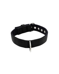Collar de perro de poliamida y neopreno de 4 cm de ancho - KI01003/60/40/BK/01