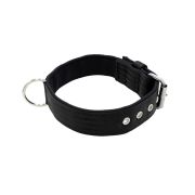 Dog Collar with Polyamide and Neoprene 4cm Width – KI01003/60/40/BK/01