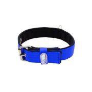Dog Collar with Polyamide and Neoprene 4cm Width – KI01003/70/40/BL/01