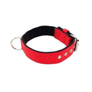 Collar de perro de poliamida y neopreno de 4 cm de ancho – KI01003/70/40/RD/01