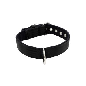 Collar de perro de poliamida y neopreno de 4 cm de ancho – KI01003/75/40/BK/01