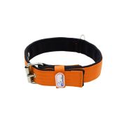Collar de perro de poliamida y neopreno de 4 cm de ancho – KI01003/75/40/OR/01