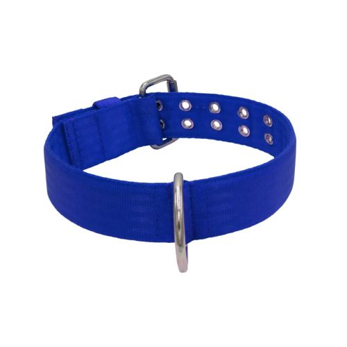 Dog Collar from Polyamide with Triple Strap, 5cm – KI01004/65/50/BL/00