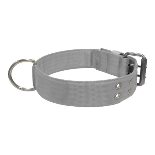 Dog Collar from Polyamide with Triple Strap, 5cm – KI01004/65/50/GY/00