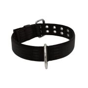 Dog Collar from Polyamide with Triple Strap, 5cm – KI01004/70/50/BK/00