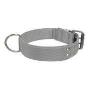 Dog Collar from Polyamide with Triple Strap, 5cm – KI01004/75/50/GY/00