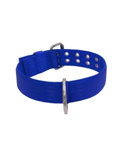 Collar de perro de poliamida con triple cincha, 5 cm - KI01004/80/50/BL/00