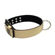Polyamide Dog Collar with Triple Webbing and 5 cm Neoprene – KI01005/65/50/BE/01