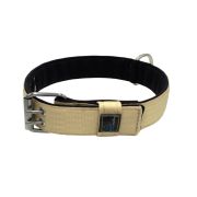 Polyamide Dog Collar with Triple Webbing and 5 cm Neoprene – KI01005/65/50/BE/01