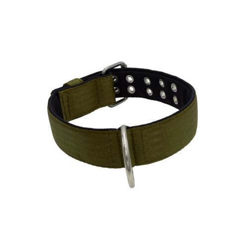 Polyamide Dog Collar with Triple Webbing and 5 cm Neoprene – KI01005/65/50/KH/01