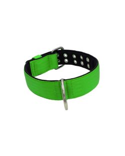 Collar de perro de poliamida con triple correa y 5 cm de neopreno - KI01005/70/50/LM/01