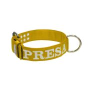 Dog Collar from Polyamide with Triple Strap and Embroidery, 5cm – KI01006/65/50/YL/00