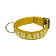 Dog Collar from Polyamide with Triple Strap and Embroidery, 5cm – KI01006/65/50/YL/00