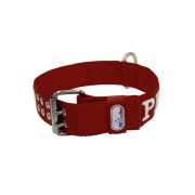 Dog Collar from Polyamide with Triple Strap and Embroidery, 5cm – KI01006/70/50/DR/00