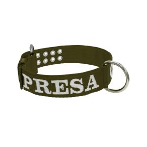 Collar de perro de poliamida con triple correa y bordado, 5cm – KI01006/75/50/KH/00