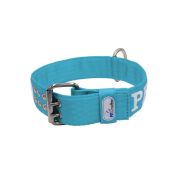Dog Collar from Polyamide with Triple Strap and Embroidery, 5cm – KI01006/80/50/TU/00