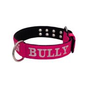 Dog Collar from Polyamide with Triple Strap, Embroidery, and Neoprene, 5cm Width – KI01007/70/50/FU/01