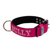 Dog Collar from Polyamide with Triple Strap, Embroidery, and Neoprene, 5cm Width – KI01007/75/50/FU/01
