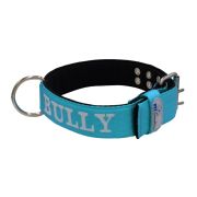 Collar de perro de poliamida con triple correa y bordado, 5cm – KI01007/80/50/TU/01