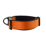 Collar de perro táctico de poliamida y neopreno con bordado, 4 cm de ancho – KI01009/40/40/OR/01