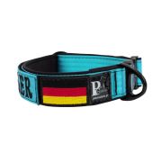 Collar de perro táctico de poliamida y neopreno con bordado, 4 cm de ancho – KI01009/40/40/TU/01