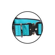 Collar de perro táctico de poliamida y neopreno con bordado, 4 cm de ancho – KI01009/40/40/TU/01