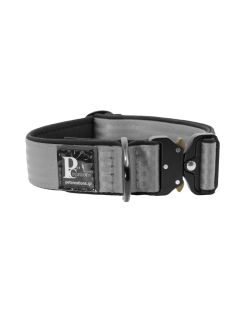 Collar de perro clip táctico de poliamida y neopreno, 5 cm de ancho - KI01010/45/50/GY/01