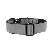 Dog Collar Tactical Clip made of Polyamide and Neoprene, 5 cm Wide – KI01010/55/50/GY/01