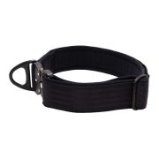 Dog Collar Tactical Clip made of Polyamide with Neoprene and Embroidery, 5 cm Wide – KI01011/45/50/BK/01