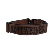 Dog Collar Tactical Clip made of Polyamide with Neoprene and Embroidery, 5 cm Wide – KI01011/45/50/BR/01