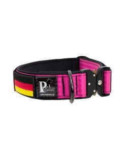 Dog Collar Tactical Clip made of Polyamide with Neoprene and Embroidery, 5 cm Wide - KI01011/45/50/FU/01